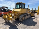 Used Komatsu dozer,Used Dozer in yard,Used Komatsu Bulldozer,Front of used Dozer in yard